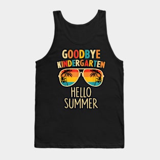 Goodbye Kindergarten Hello Summer Last Day Graduation Boys Tank Top